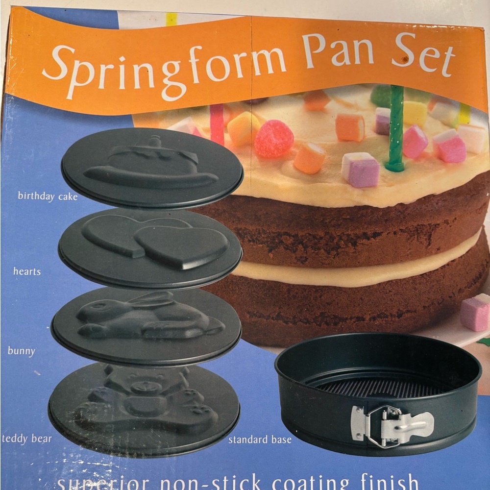 - Brand New!  Non-Stick Springform Pan Set